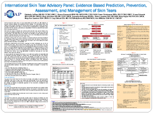 International Skin Tear Advisory Panel: Evidence Based Prediction, Prevention, Assessment, and Management of Skin Tears